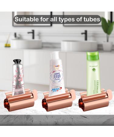 UDQYQ Stainless Steel Toothpaste Squeezer - 3-Pack Tubes Queys Tubin Press for Maximum Squeeze Coral Color | International Shipping Available - Buy Online on GoSupps.com