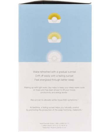 Lumie Bodyclock Spark 100 - White Light Alarm Clock with Sunset Sleep Function | International Shipping Available - Buy Online on GoSupps.com