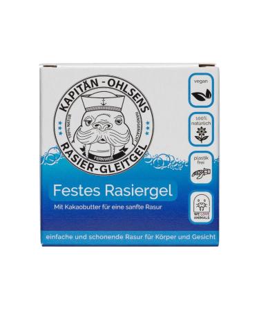 Kapit n Ohlsen Shaving Lubricant Gel Solid Shaving Gel Shaving Foam for Men and Women with Cocoa Butter for a Smooth Shave