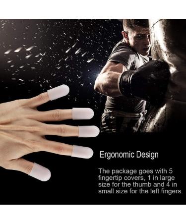 Buy Silicone Finger Cots - 5pcs Food Cutting Finger Protectors | Heat-Resistant Cooking Gloves for Baking & Barbecue - Buy Online on GoSupps.com