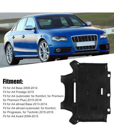Gearbox Cover - Impact Resistant Rubber Splash Shield for Audi A4 B8 (2008-2016) | Rust Protection Easy Installation OE Numbers - Buy Online on GoSupps.com