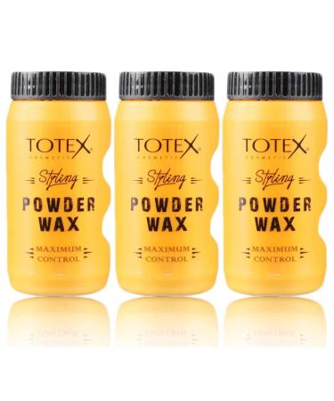 Totex Hair Styling Texturizing Powder Wax | Volumizing Thickening Dust Powder | Flexible Hold Matte Look Maximum Control | For Men & Woman 20 gr (Pack Of 3) Unscented 6.67 g (Pack of 3)