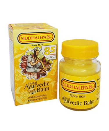 Siddhalepa Ayurveda Herbal Natural Herbal Balm Frequent Headaches and Pain 50g