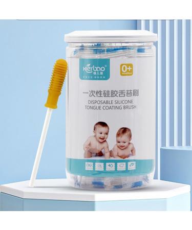Buy 30x Baby Tongue Brushes - Disposable Infant Care for 0-36 Months with Paper Handle - Safe & Hygienic Oral Care - Buy Online on GoSupps.com