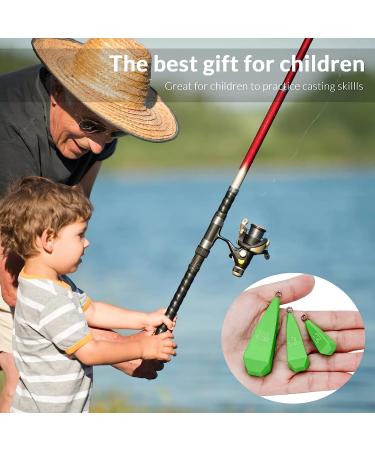 Fishing Practice Plugs for Kids - Improve Casting Skill with THKFISH Weight Casting Plug - 7 Sizes, Color A - 7PCS - Buy Online on GoSupps.com