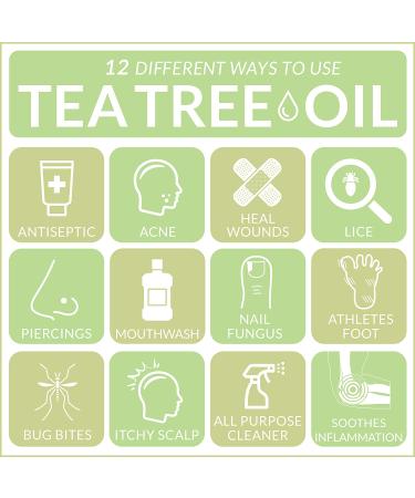 Artnaturals Tea Tree Oil 0.5 fl oz (15 ml) - Natural Skincare & Acne Solution - Buy Online on GoSupps.com