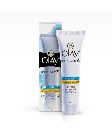 Olay Natural White Light Instant Glowing Fairness Skin Cream 20gm - Buy Online on GoSupps.com