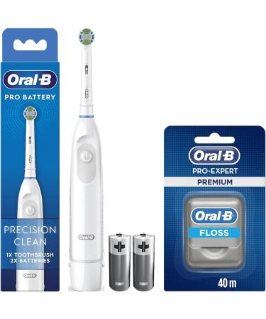 Xeemyx Oral Pro Dental Care Set-Oral Pro Battery Precision Clean Electric toothbrush oral Pro-Expert Dental floss Premium-40 m Cool MINT benefit package
