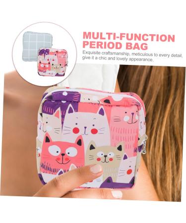 LALAFINA Feminine Menstruation Bag Set - Cute Cotton Travel Purses for Period Pad Storage - Buy Online on GoSupps.com