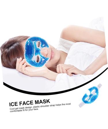 Ipetboom Pvc Shading Ice Sleep Eye Cooling Eye Patch For Sleeping Cooling Eye Pads Cold Hot Compress Eye Shades for Sleep Facial Ice Valid Bead Gel To Sleep 20x10.5x0.8cm Blue - Buy Online on GoSupps.com
