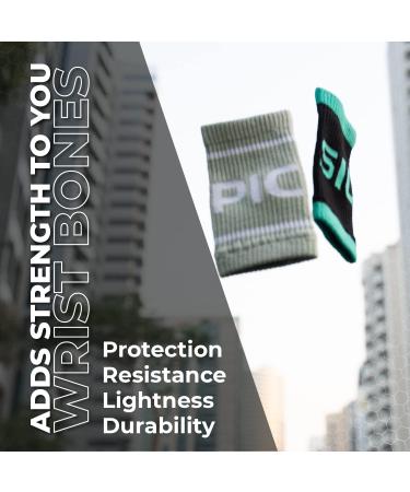 PICSIL Cotton Wrist Sweatbands - Absorbent & Stretchable Bands for Fitness & Tennis - Anti-Chafing - 1 Pair Grey - Buy Online on GoSupps.com