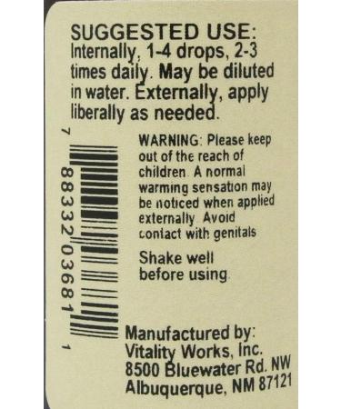 Vitality Works Oregano Oil 1oz - Organic Immune Support Supplement - Buy Online on GoSupps.com