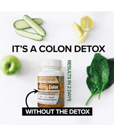 Greek Island Labs Natural Colon Cleanse Supplements (30 Capsules) - Home Detox for Gas, Bloating, Constipation & Diarrhea - Improve Digestive Health - Buy Online on GoSupps.com