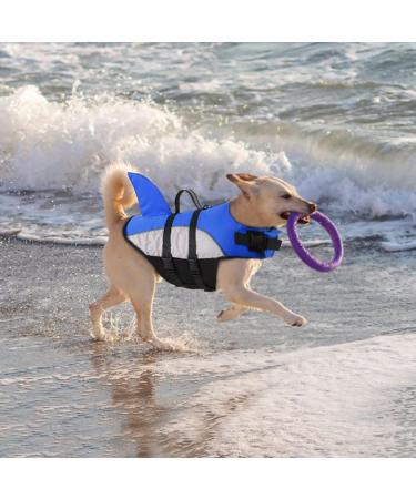 Dog Lifeguard Vest for Dogs | Reflective Adjustable Buoyant - Blue XL (66-78cm) | Swim & Surf Safely - Buy Online on GoSupps.com