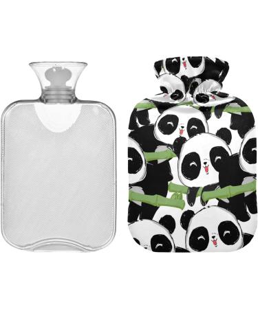 Buy Cute Panda Hot Water Bottle with Cover - 2L Pain Relief & Heat Therapy | International Shipping - Buy Online on GoSupps.com