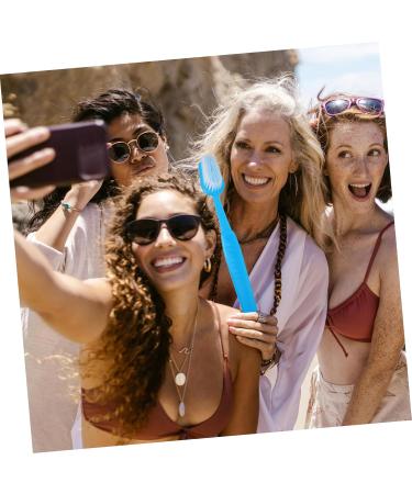 Giant Oversized Toothbrush Prop - Novelty Huge Toothbrush Prank Toy for Birthdays & Halloween Favors - Sky-Blue - Buy Online on GoSupps.com