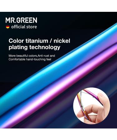 MR.GREEN Colored Titanium Cuticle Nippers & Pusher Set - Nail Manicure Clippers for Dead Skin Removal - Buy Online on GoSupps.com