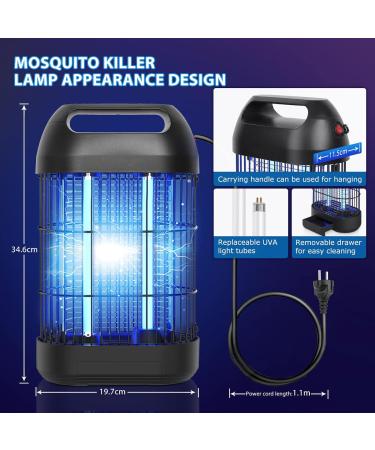 Buy 12W Insect Killer & Mosquito Trap Lamp - UV Tube Electrically Reduces Moths & Mosquitoes for Bedroom & Kitchen - XS-12W - Buy Online on GoSupps.com