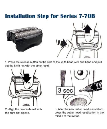 Buy Series 7 70B Replacement Head Blades - International Shipping Available - Buy Online on GoSupps.com