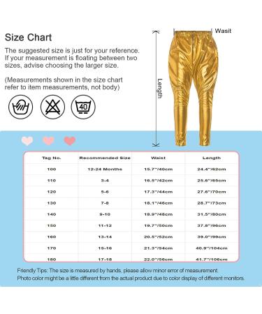 FEESHOW Kids Metallic Harem Dance Pants Navy Blue 15-16 Years - Hip Hop, Gymnastics & Dancewear - Buy Online on GoSupps.com