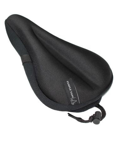 Temple Tape Ultra Gel Bike Seat Cushion - Extra Soft Bicycle Saddle Cover for Spin, Exercise Stationary Bikes and Outdoor Biking - Premium Accessories for Comfort While Cycling "Premium Elite Series"