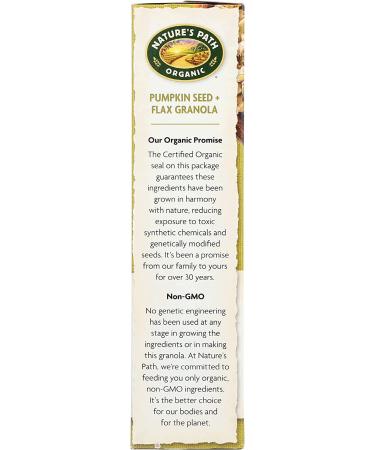 Organic Pumpkin Seed & Flax Granola Cereal - Nature's Path 11.5 oz | Healthy Breakfast - Buy Online on GoSupps.com