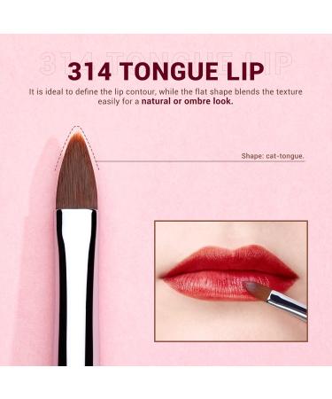 Jessup Lip Brush Set Professional Lip Makeup Brushes for Streak-Free Application | 5 Premium Synthetic Brushes for Contouring & Defining Lips - Buy Online on GoSupps.com