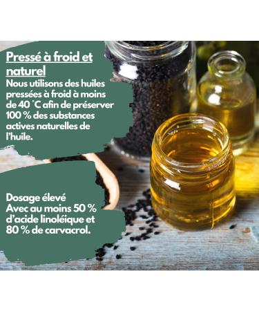 EXVital Complexe d huile d origan & d huile de nigelle 180 g lules v ganes 100 mg d huile d origan & 1000 mg d huile de nigelle par jour 80% de carvacrol hautement dos & sans additifs - Buy Online on GoSupps.com