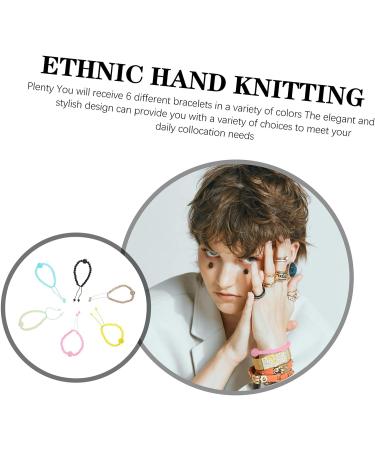 DOITOOL 12 pcs Glass Meditation Wrist Beads - Ethnic Gemstone Beaded Bracelets for Women and Men - Elastic Yoga Bracelet Set - Assorted Colors - 1.4x1.4CM - Buy Online on GoSupps.com