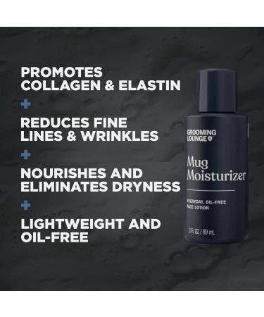 Grooming Lounge Mug Trio Skincare Value Kit - Daily Face Wash Scrub & Moisturizer Set for Radiant Skin | International Shipping Available - Buy Online on GoSupps.com