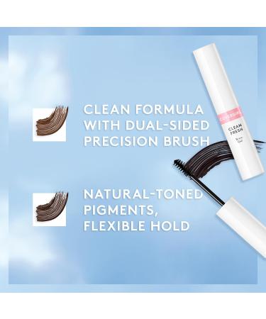 COVERGIRL Clean Fresh Eyebrow Gel - Volumizing & Lifting Warm Brown 250 Vegan with Argan Oil & Biotin 0.16oz - Buy Online Internationally - Buy Online on GoSupps.com