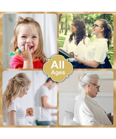 15 Pack Metal Gold Hair Clips for Women - Non-Slip Claw Clips for Styling Thick and Thin Hair - Strong Hair Accessories for Women & Girls - Buy Online on GoSupps.com