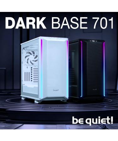 Buy Be quiet! Dark Base 701 Black PC Housing | 3x Silent Wings 4 Fans | ARGB Lighting & Controller | PWM Hub | Inverted Layout Compatible - Buy Online on GoSupps.com