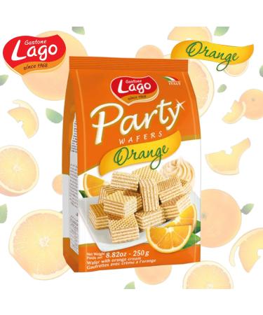 Lago Party Wafers Pick N Mix - Create Custom Wafers Combo with 8+ Flavours | Cacao Cappuccino Coconut Hazelnut Lemon Orange Strawberry | 2 Pack - Perfect Wafers Gift Set for Wafer Lovers Pack of 2 - Buy Online on GoSupps.com