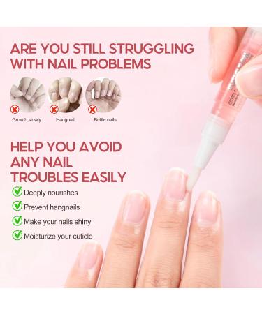 PEACECOLOR Huile Cuticules Ongles 8 pi ces Nail Cuticle oil Kit de Soin Naturel des Cuticules Huiles Huile de Soin des Cuticules Essentielles Ongles Lissante Nourrissante Hydratante 8 St ck Nagel l Stift - Buy Online on GoSupps.com