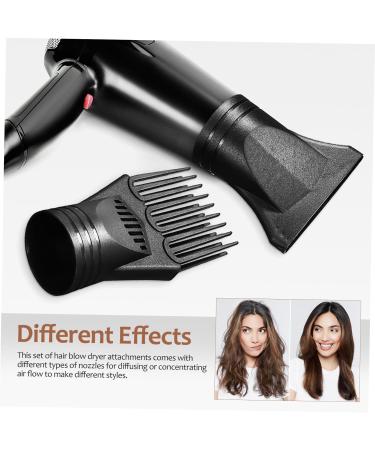 WOONEKY 2 Pcs Hair Dryer Nozzle Hair Dryer Accessories Blow Dryer Comb Attachment Hair Blower Nozzle Accessory for Hairdryer Universal Hairdryer Diffuser Hair Dryer Smoothing Nozzle - Buy Online on GoSupps.com