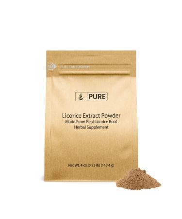Pure Original Ingredients Licorice Extract (4oz) Non-GMO Mulethi Powder 4 Ounce (Pack of 1) - Buy Online on GoSupps.com