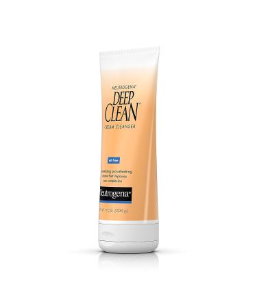 Neutrogena Deep Clean Daily Facial Cream Cleanser - 7 fl. oz | Beta Hydroxy Acid | Oil-Free & Non-Comedogenic - Buy Online on GoSupps.com