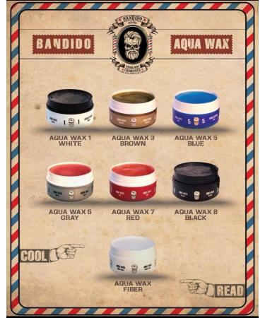 Bandido Hair Wax & Gel White 3 Pack Jars - Buy Online on GoSupps.com