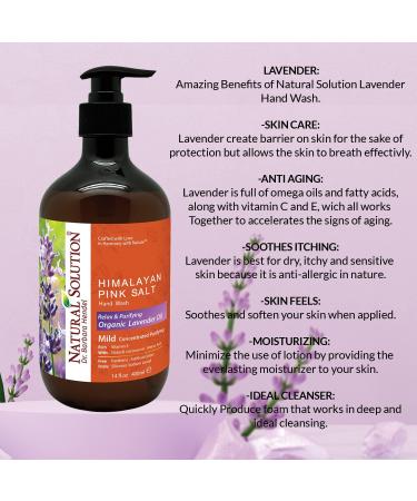 Himalayan Pink Salt & Lavender Extracts Hand Soap - 14 Oz (Pack of 3) - Buy Online on GoSupps.com