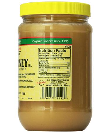 Y.S. Eco Bee Farms Raw Honey 8 oz - Pure, Natural & Organic Sweetness - Buy Online on GoSupps.com