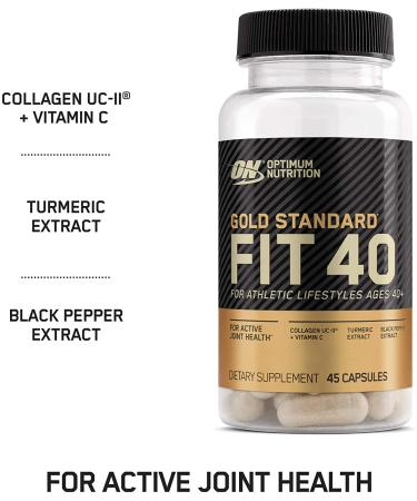 Optimum Nutrition Gold Standard FIT 40 Collagen - 45 Capsules | Premium Joint & Skin Support - Buy Online on GoSupps.com
