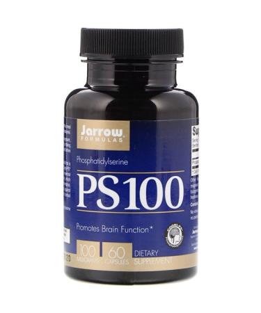 Jarrow Formulas PS 100 Phosphatidylserine 100 mg 60 Capsules