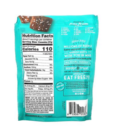 Enjoy Life Foods Salted Caramel Chocolate Brownie Bites - 4.76 oz (135 g) - Buy Online on GoSupps.com