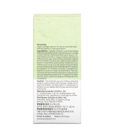 Beauty of Joseon Calming Serum - Green Tea & Panthenol 1.01 fl oz | Soothing Hydration for All Skin Types - Buy Online on GoSupps.com