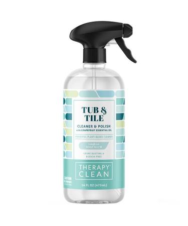 Therapy Clean Tub & Tile Cleaner & Polish with Grapefruit Essential Oil 16 fl oz (473 ml)
