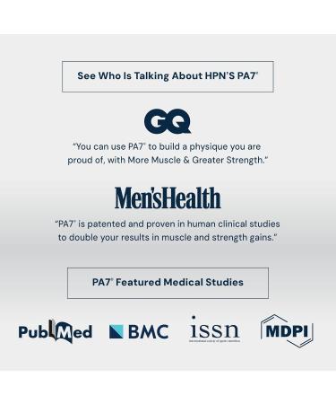 HPN PA(7) Phosphatidic Acid Muscle Builder - Boost mTOR, Increase Mass & Strength | Natural Muscle Building Supplement | 30 Day Supply - Buy Online on GoSupps.com