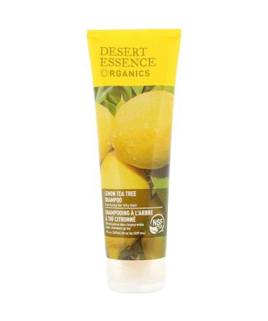 Desert Essence Organics Shampoo Lemon Tea Tree 8 fl oz (237 ml)