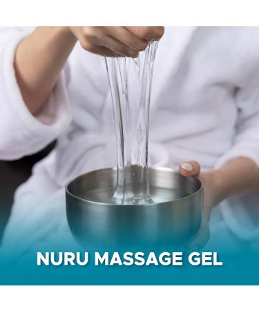 Nuru Massage Gel Therapy Powder 500g - Seaweed & Green Tea | Paraben & Glycerine Free | Made in Japan | Creates 13.2 Gallons of Pure Bliss - Buy Online on GoSupps.com