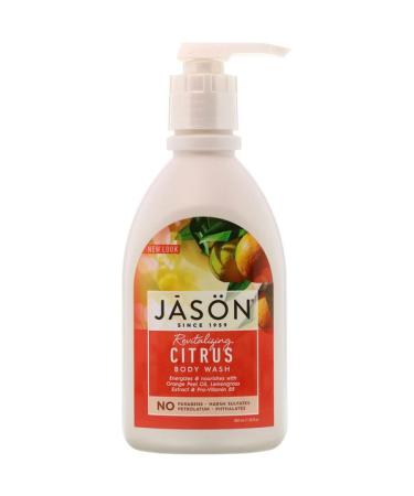 Jason Natural Body Wash Revitalizing Citrus 30 fl oz (887 ml)
